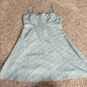 Altar'd State Mint Floral Spaghetti-Strap Mini Dress